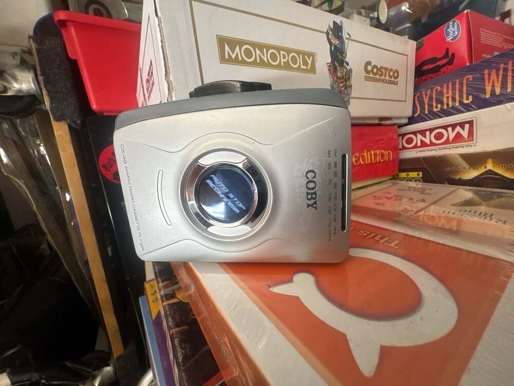 Coby CX-49 AM/FM Radio Cassette Player Walkman